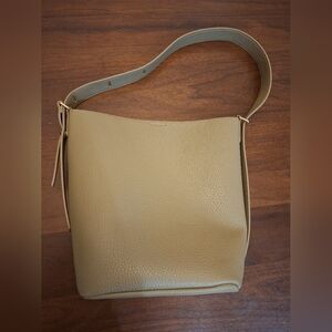 Elegant Olive Green Vegan Leather Shoulder Bag